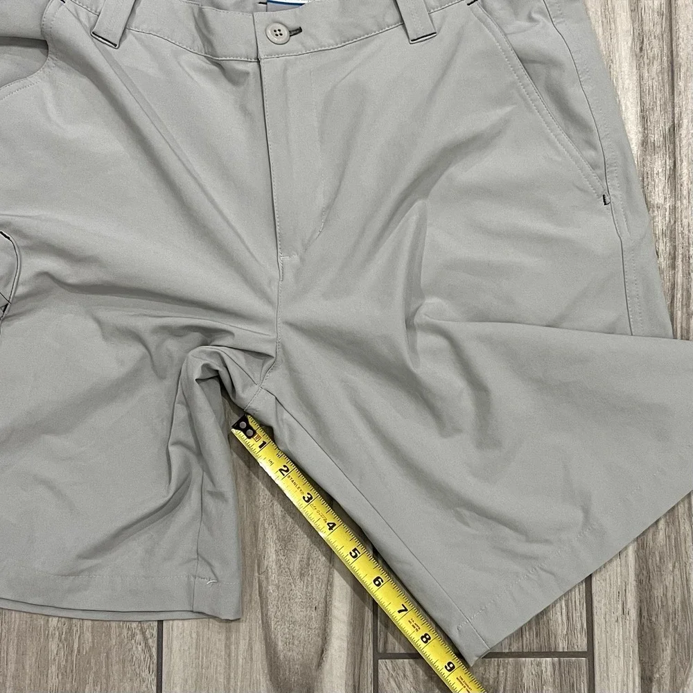 Columbia PFG Shorts Mens 34 Grey Excellent Omni-Shield Fishing Performance 10L - Picture 7 of 7